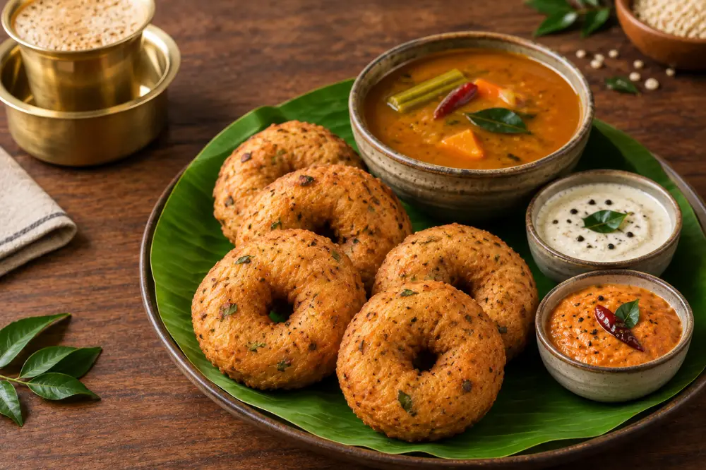 Medu Vada Served